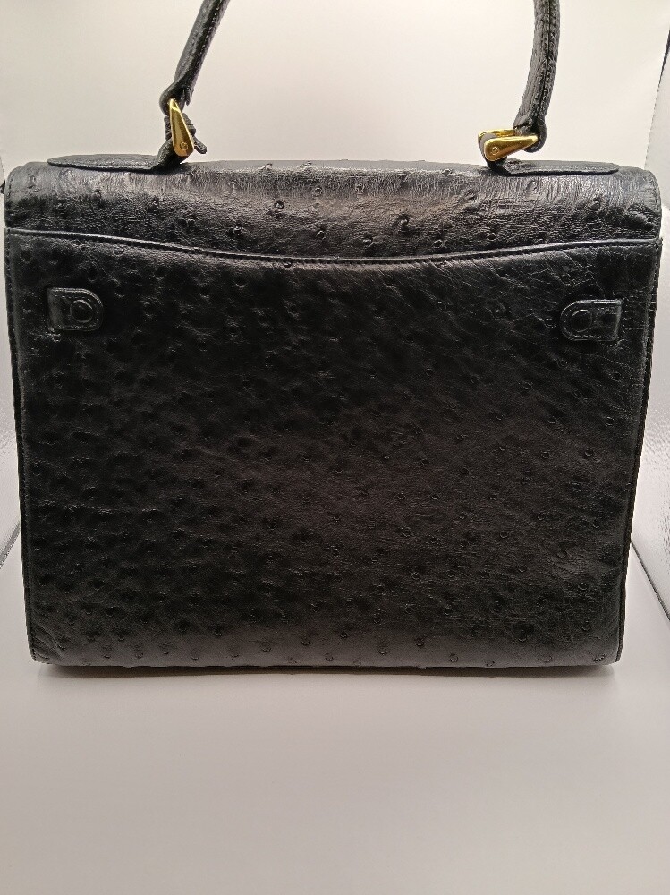 Genuine Ostrich Leather Handbag - 4