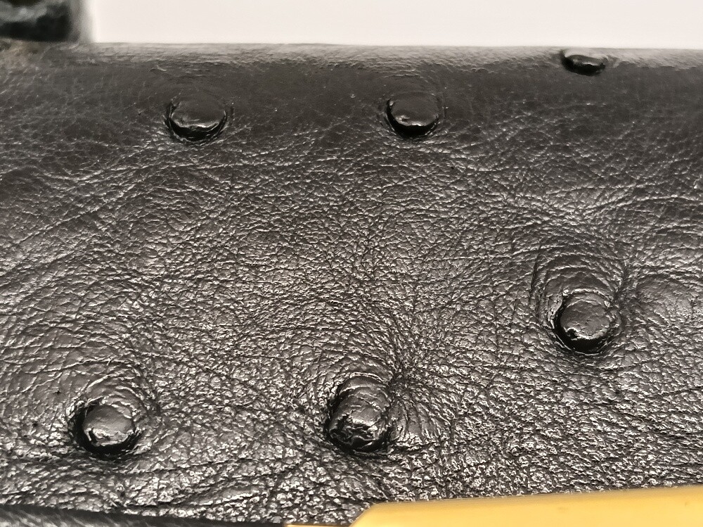 Genuine Ostrich Leather Handbag - 10