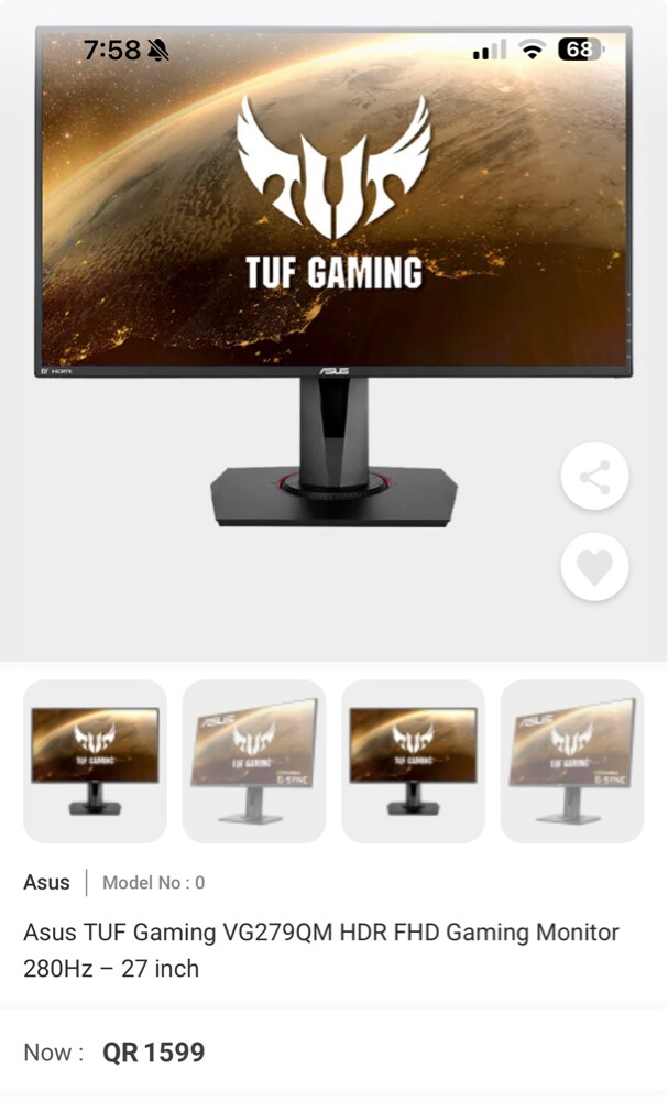 RTX 3080 pc + asus monitor - 4