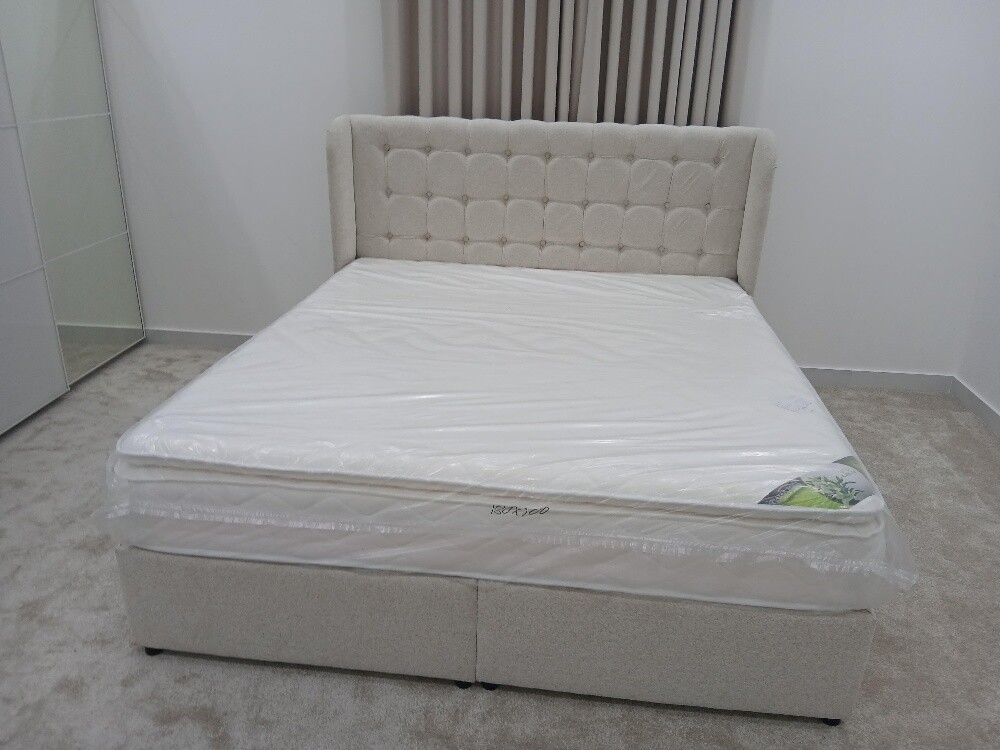 New Box Bed and Spring Mattress - 10