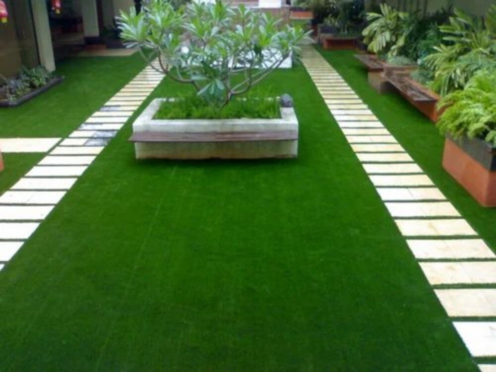 Artificial Grass Carpet decor work - 11