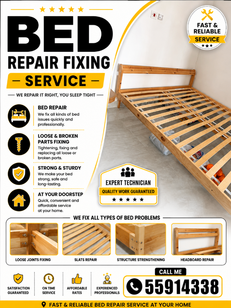 Bed Wardrobe Repair Fixing - 1