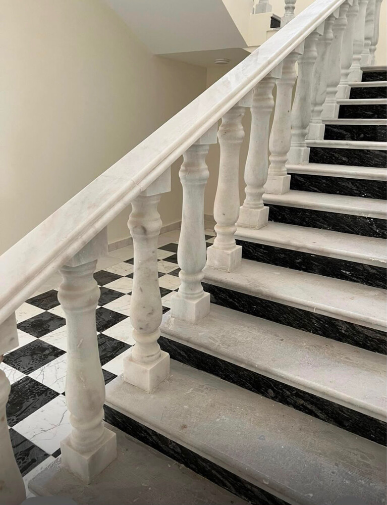 marble stairs,sinks,pillars, - 1