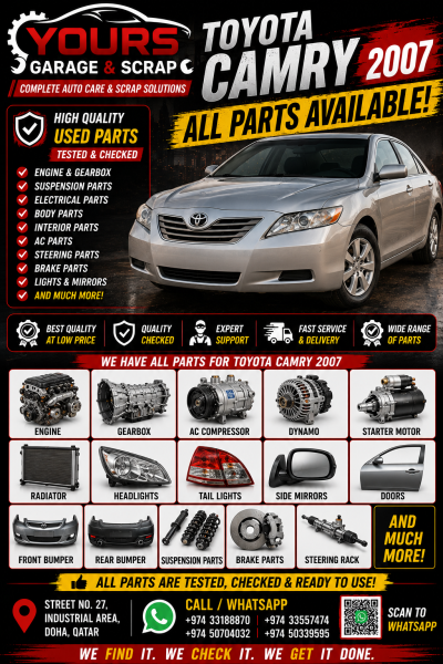 TOYOTA CAMRY 2007 - 7