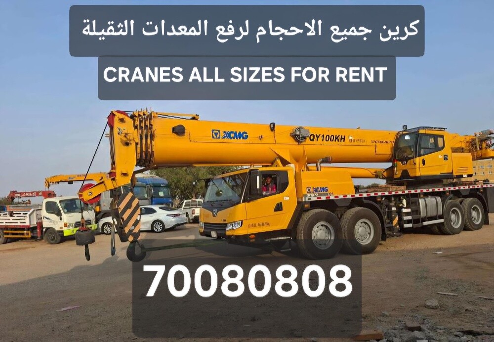 رافعات كرينات ونشات مع سطحه ايجار - 4