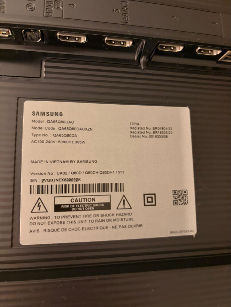 Samsung Q80D 65-Inch QLED 4K  - 3