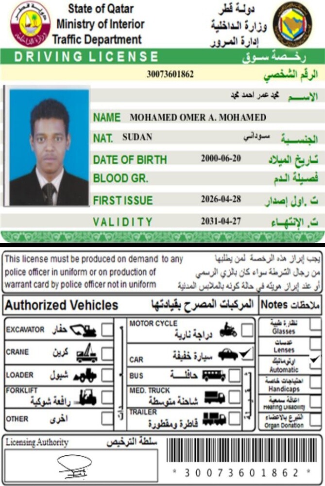 Mohammed Omar Ahmed Mohammed - 1