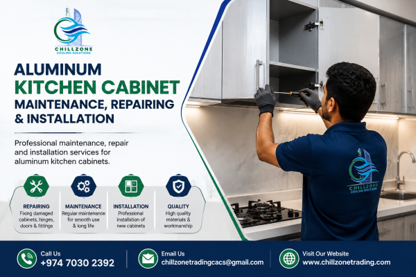 Aluminum Kitchen Cabinet repair - 2