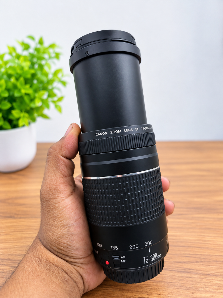 canon 75-300mm zoom lens new condit - 1