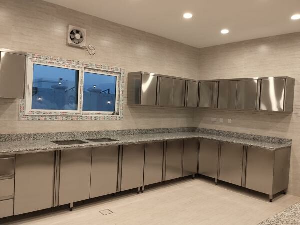 Custom made SS Kitchen Cabinets - 8