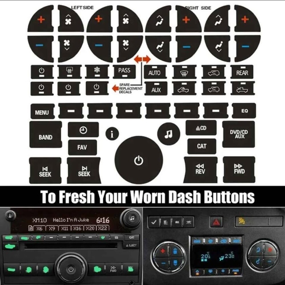 Chevrolet gmc Cadillac AC dashboard - 2