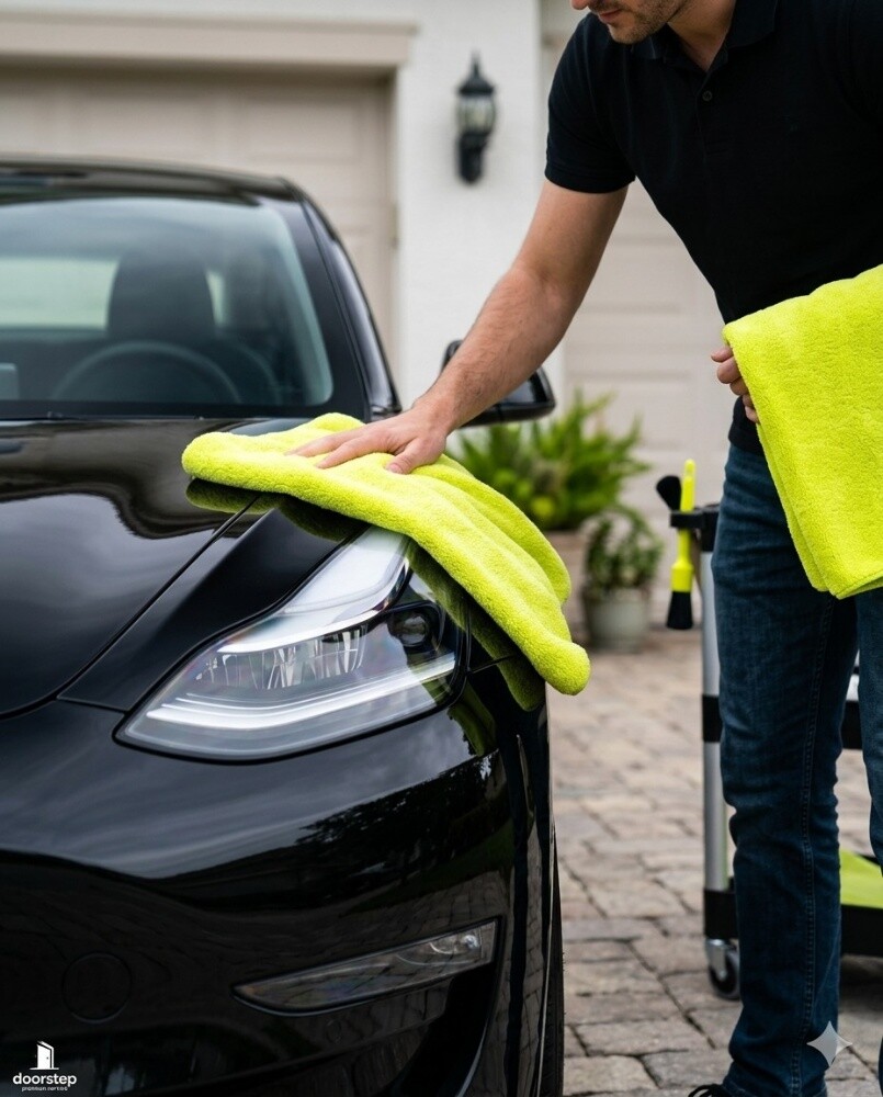 Car exterior wash at home - 2
