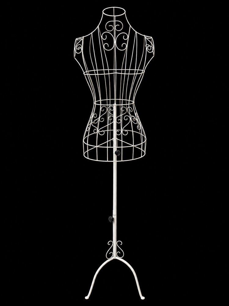 Decorative Metal Dress Form Mannequ - 1