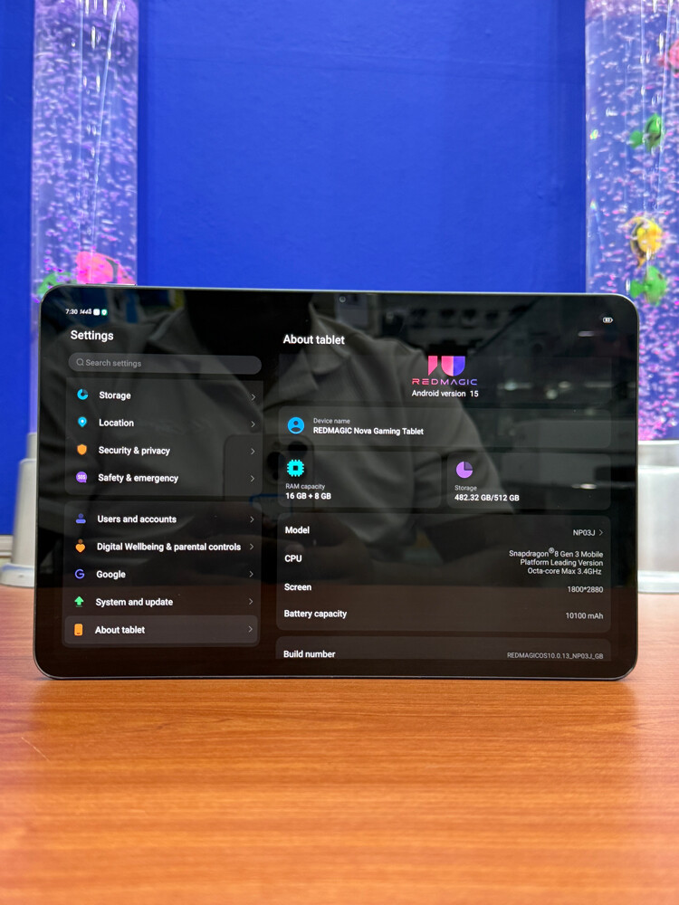 tab REDMAGIC Nova 16+512GB - 9