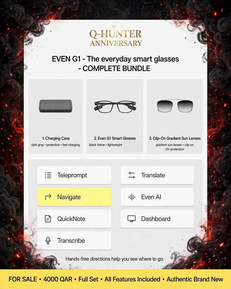 Even Realities G1 smart glasses - 1