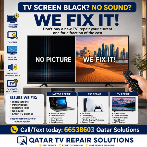 TV REPAIR AND SERVICE'S - 1