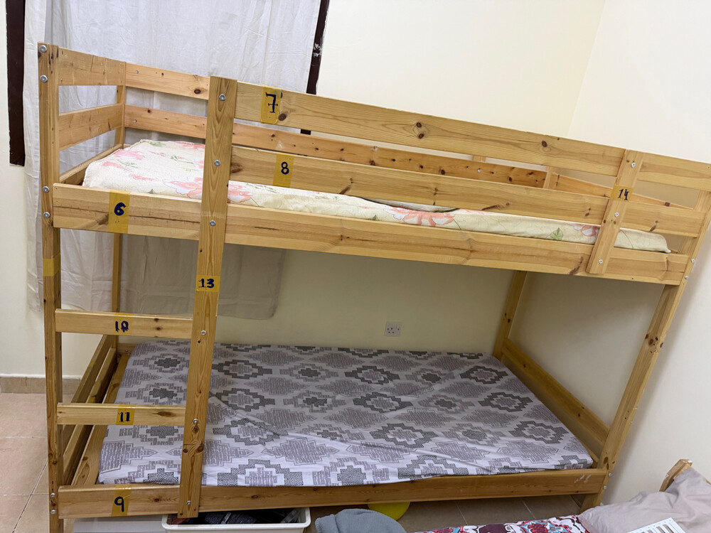 Bunk bed + 2 mattresses, very good  - 6