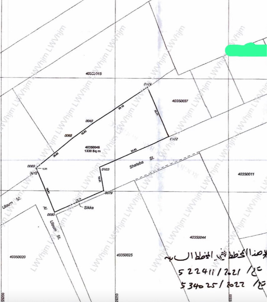 للبيع ارض في السلطه الجديده  - 1