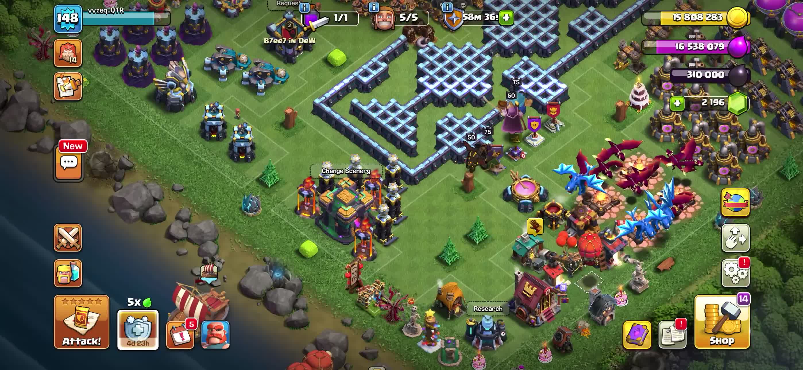 clash of clans  account for sell  - 4