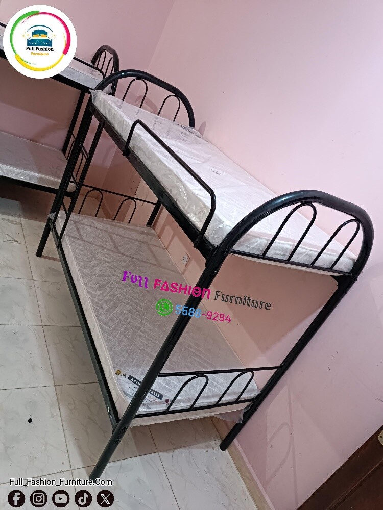 Steel double bed - 2
