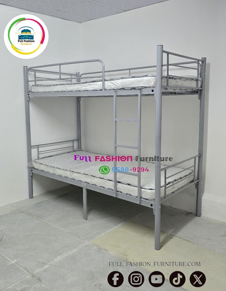 Steel double bed - 1