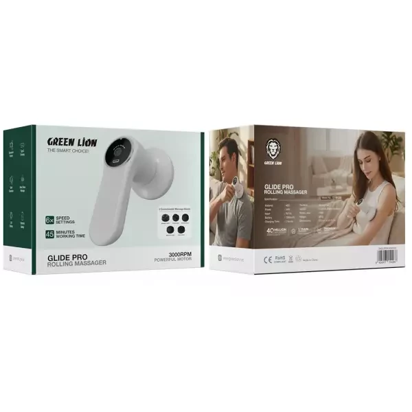 Green Lion Pro Rolling Massager - 3