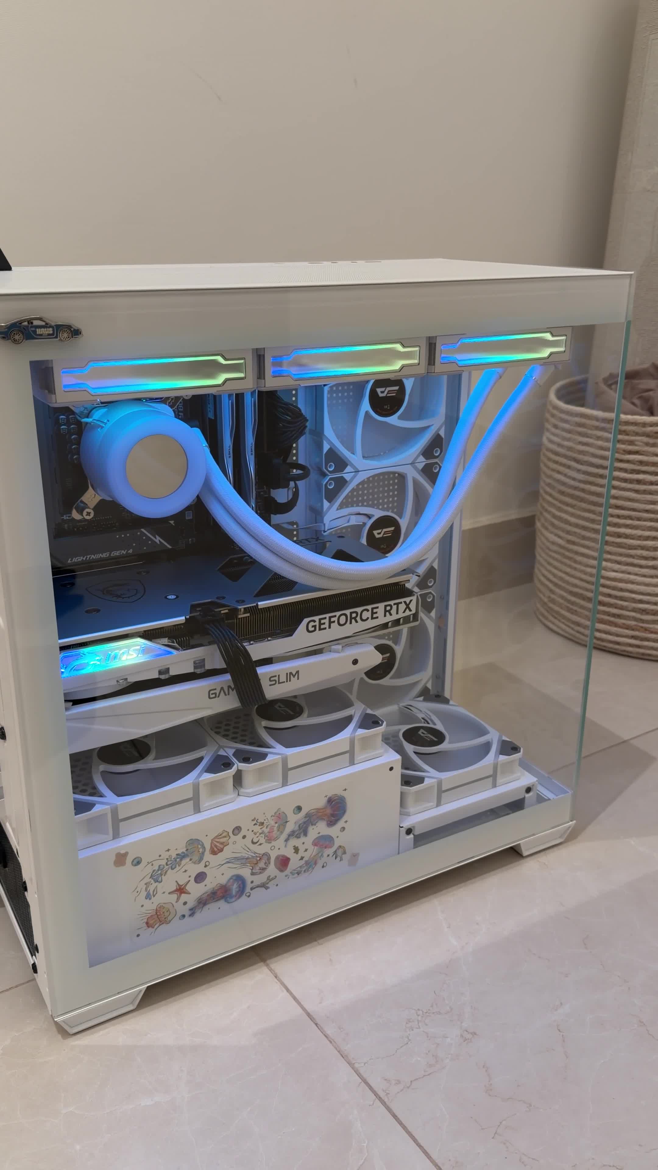 High-end White Gaming PC - 3