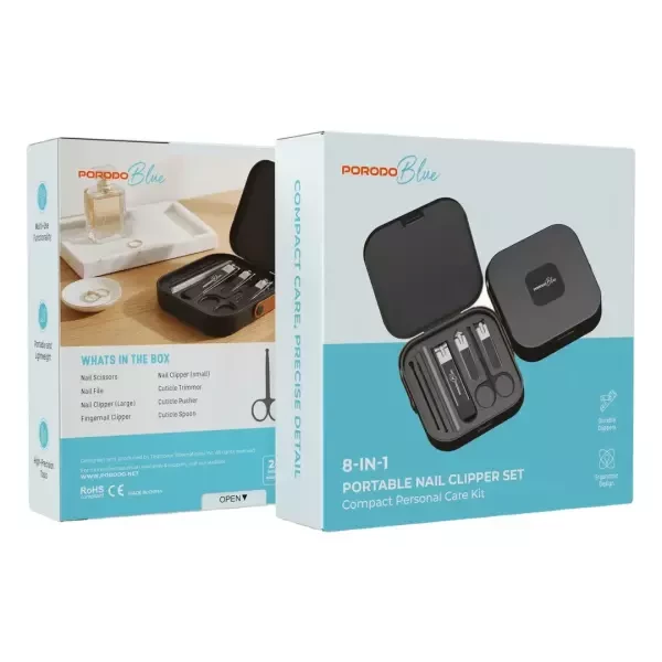 Porodo 8-In-1 Portable Nail Clipper - 7