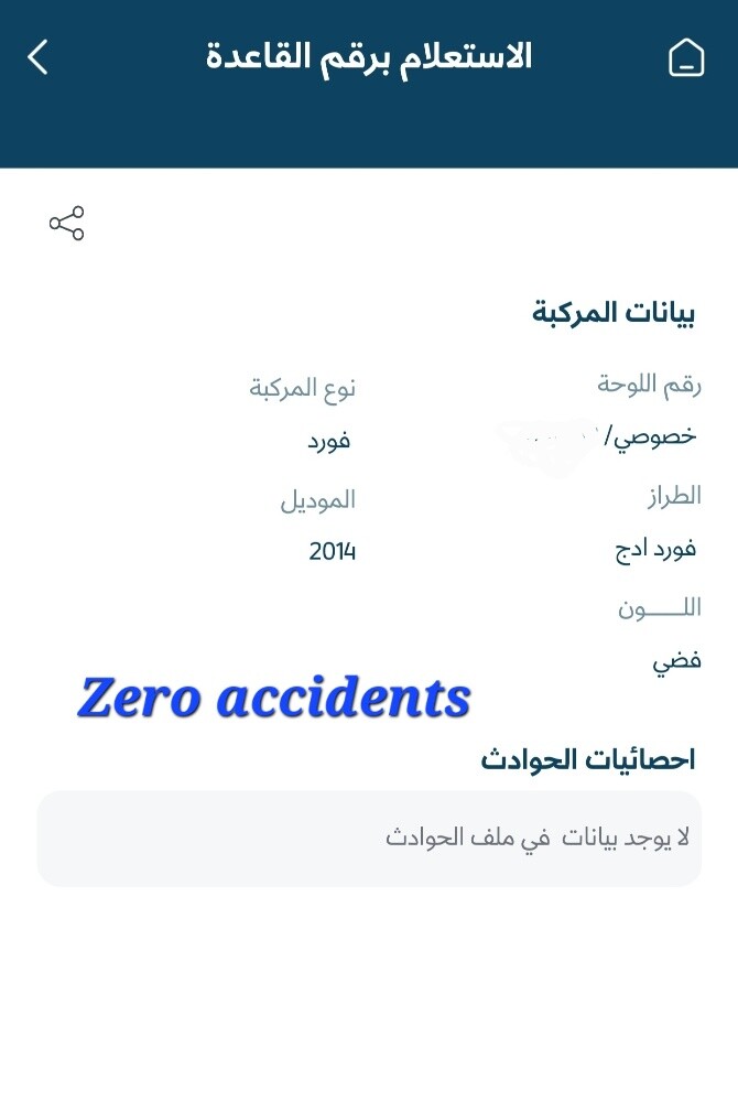 سيرفيس وكالة، صفر حوادث صبغ وكالة - 1
