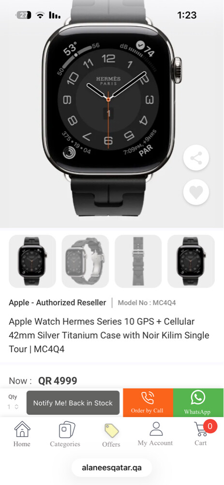 Apple Watch Hermes s10 cellular  - 10