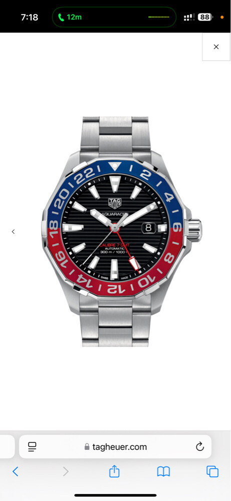 TAG Heuer Aquqracer Pepsi limited - 12