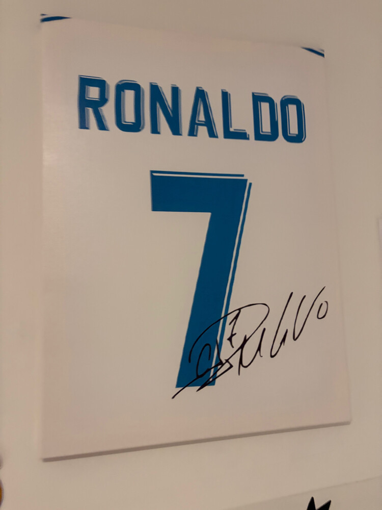 Original Signed Ronaldo Poster  - 2