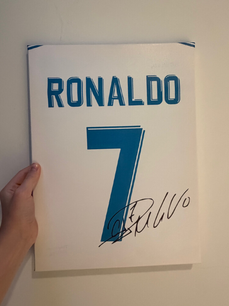 Original Signed Ronaldo Poster  - 1