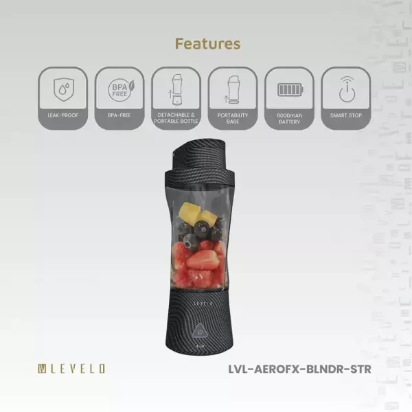 Levelo Portable Carbon Blender - 8