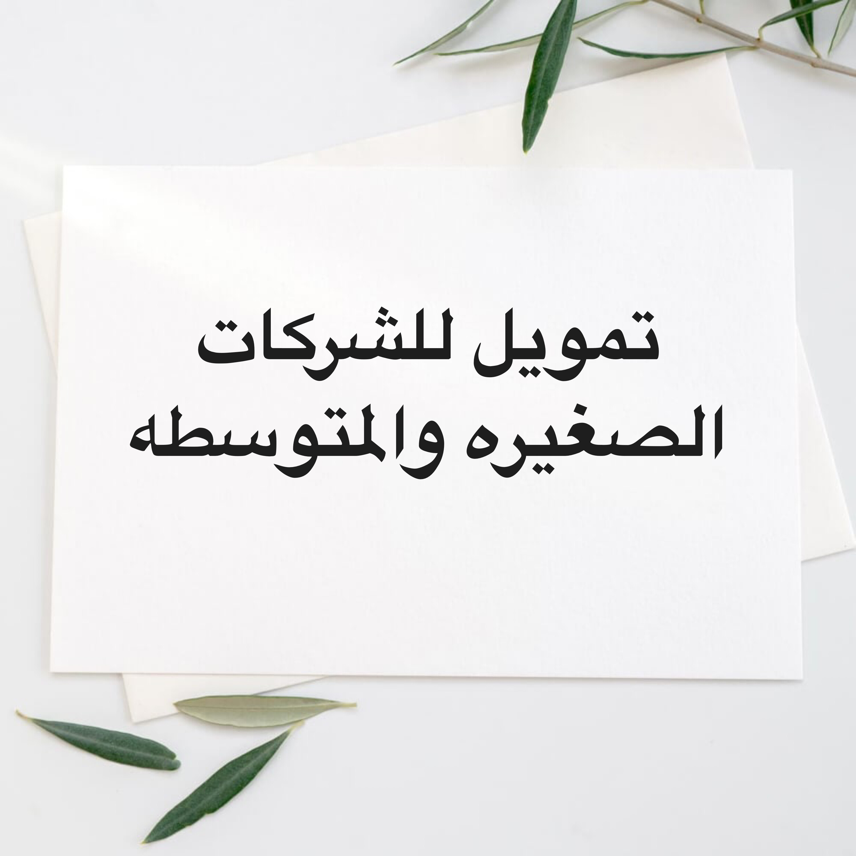 تمويل للشركات الصغيره والمتوسطه - 1