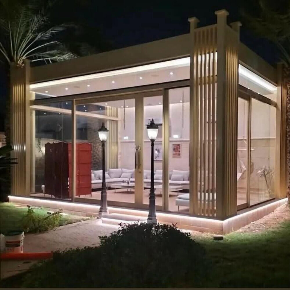 luxurious parking shade,metal work - 17