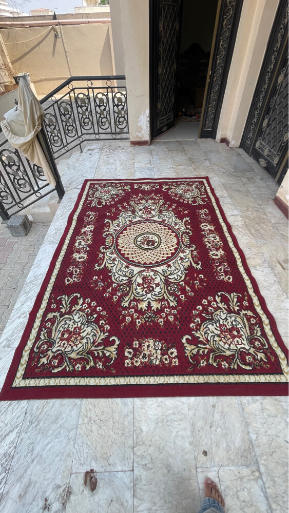 traditional red Persian style carpe - 2