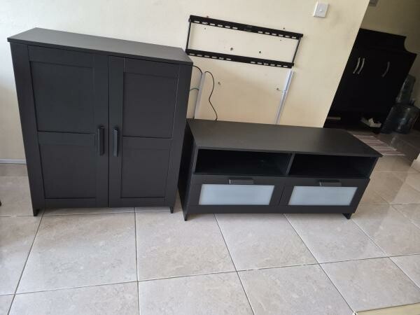 TV STand with Cupboard Ikea - 1