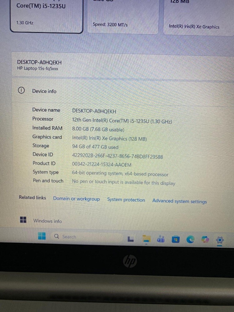 hp corei5 12gen - 3