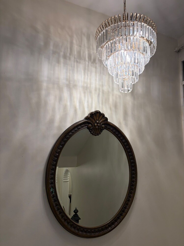 mirror and chandelier - 1