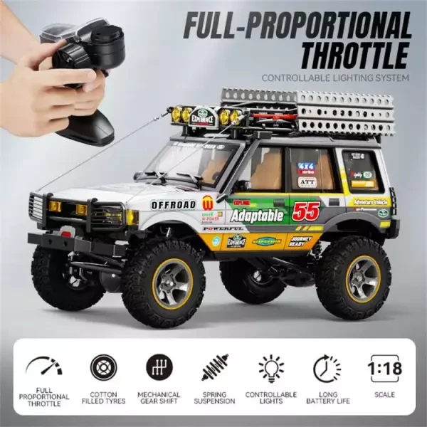 JXC LR1801 1/18 4WD RC Rock Crawler - 1