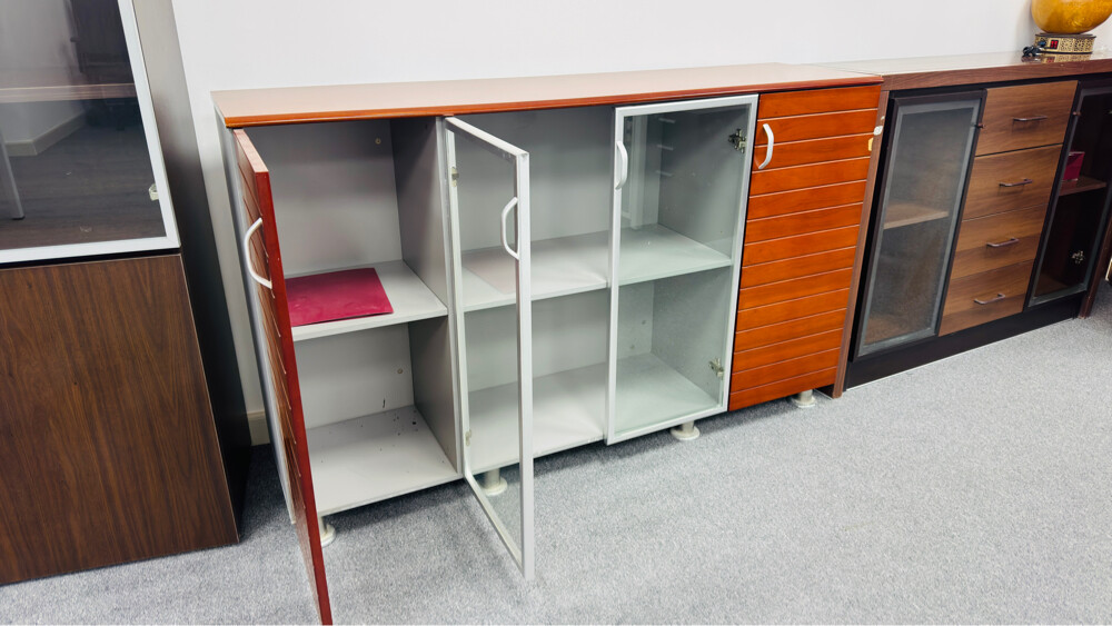 Wooden Cabinet with Glass doors - 2