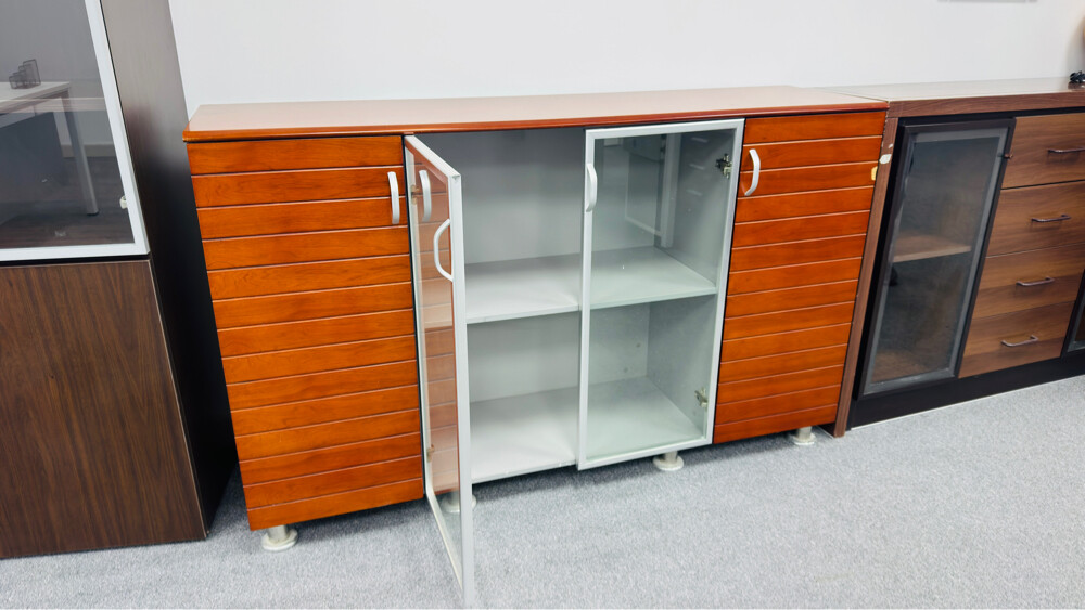 Wooden Cabinet with Glass doors - 3