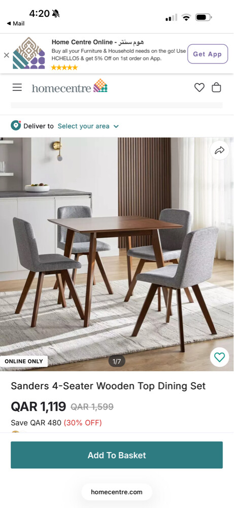 dining table from home center  - 2