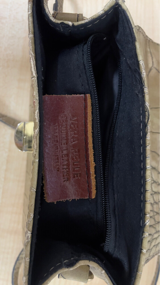 Vera Pelle Italy Leather Handbag - 3