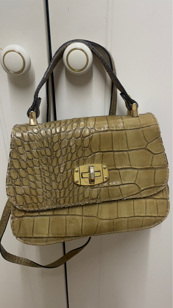 Vera Pelle Italy Leather Handbag - 1