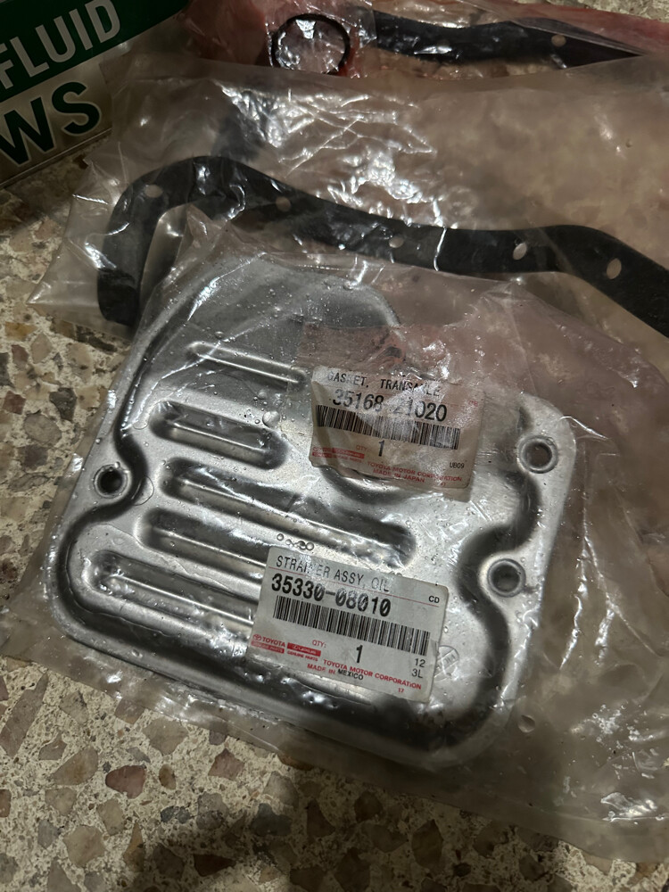 Camry gear oil gasket + filter  - 2