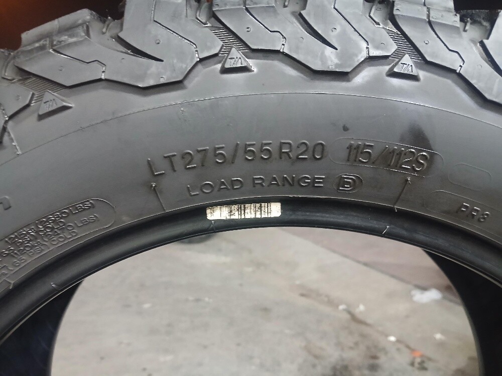 275/55/R20.Bfgoodrich Brand - 4