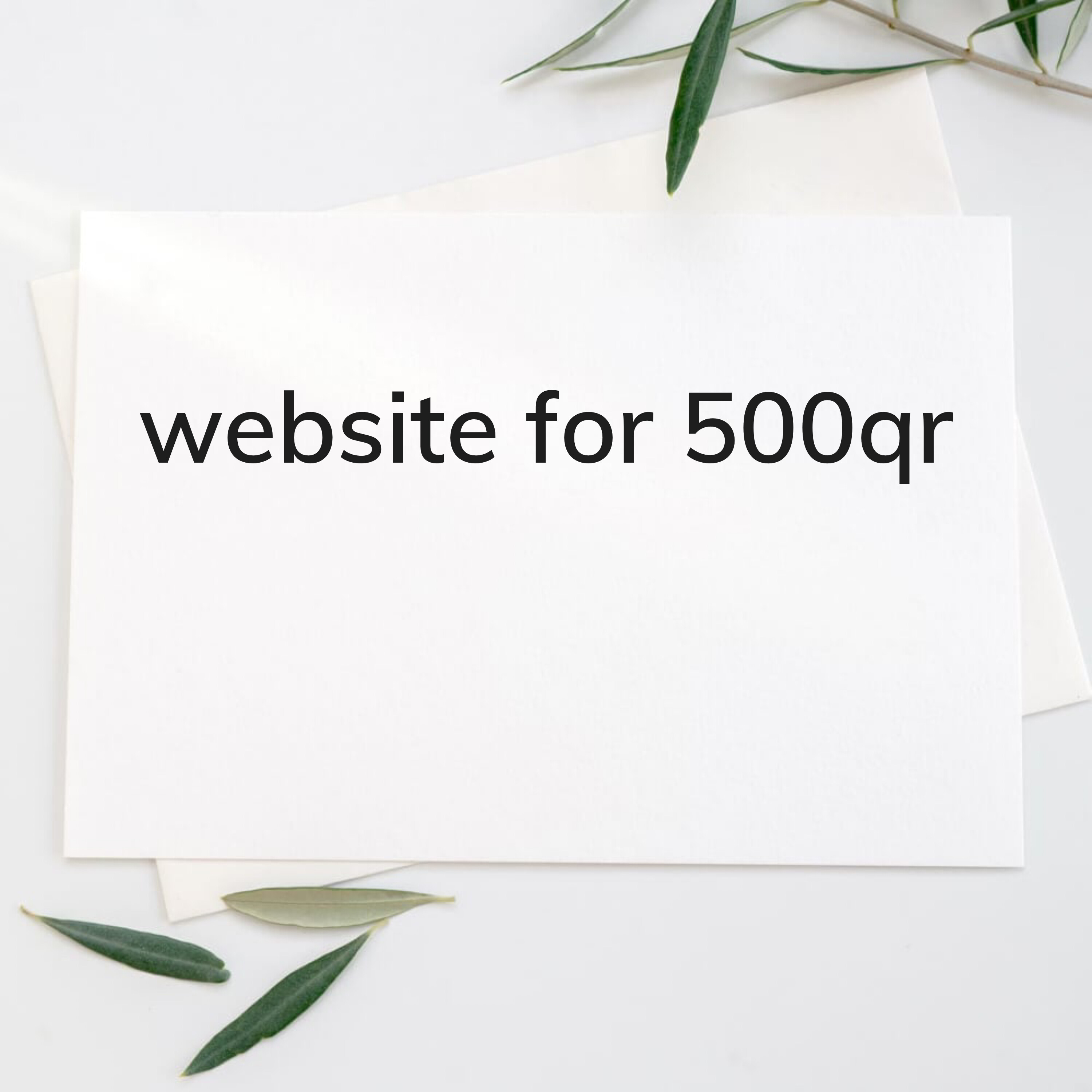 website for your business only 500 - 1