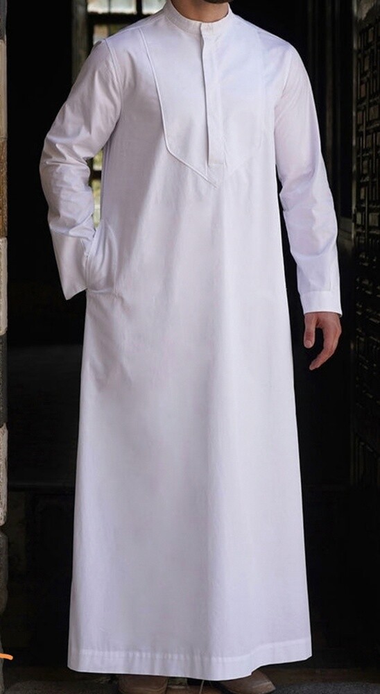 Men's White Thobe, Good Quality - 2